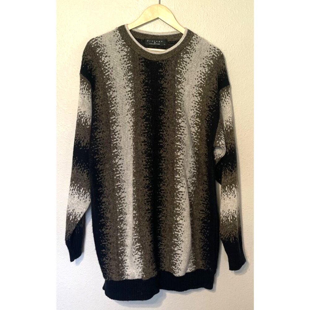 Vintage Protege Collection Coogie Sytle Sweater Men's Large Wool Blend Made USA